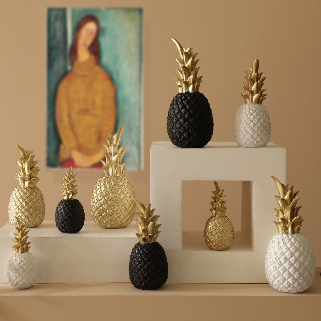 Modern Nordic Pineapple Sculpture