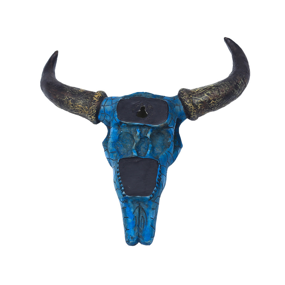 Mosaic Bull Skull Wall Decor