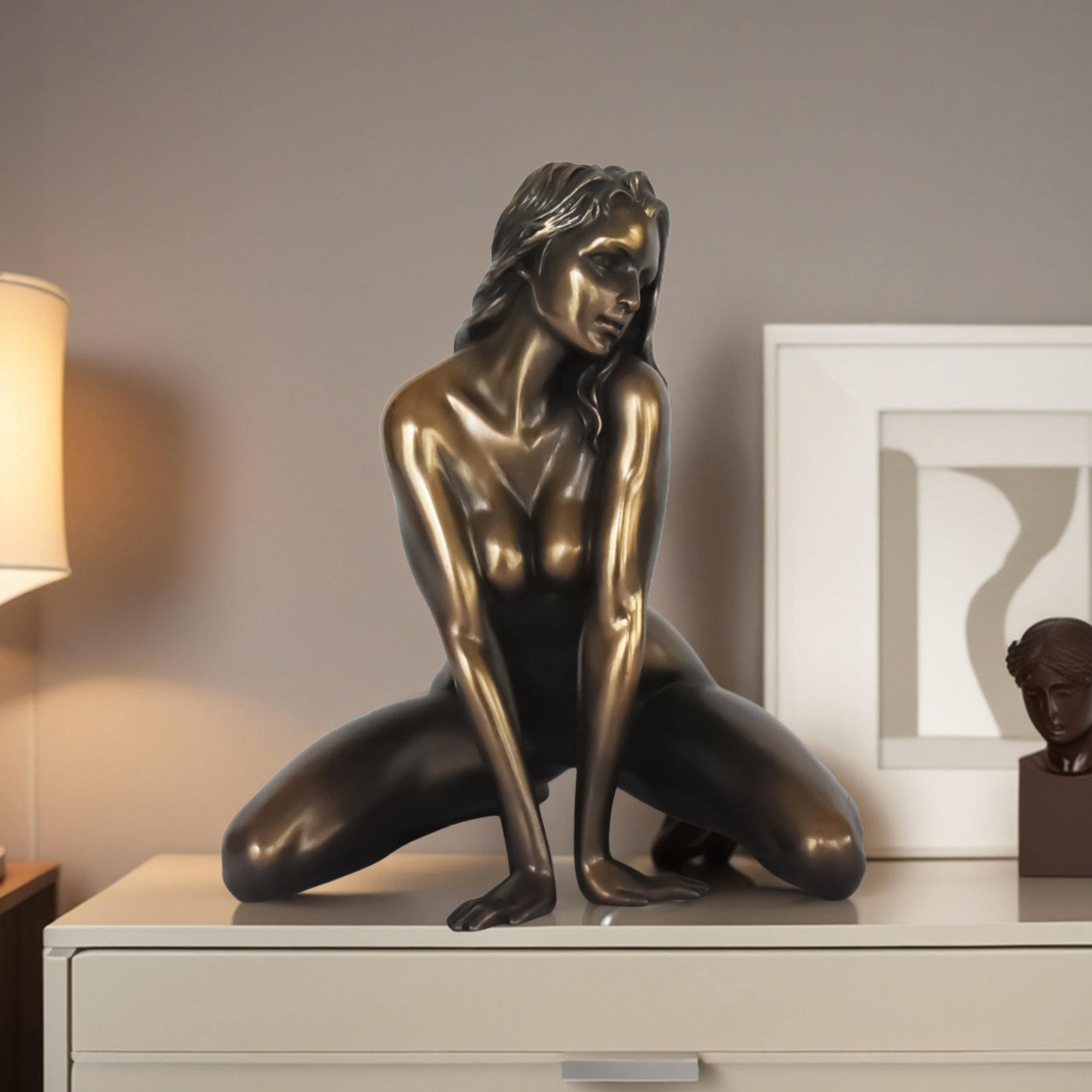 Bronze Feminine Beauty Statue
