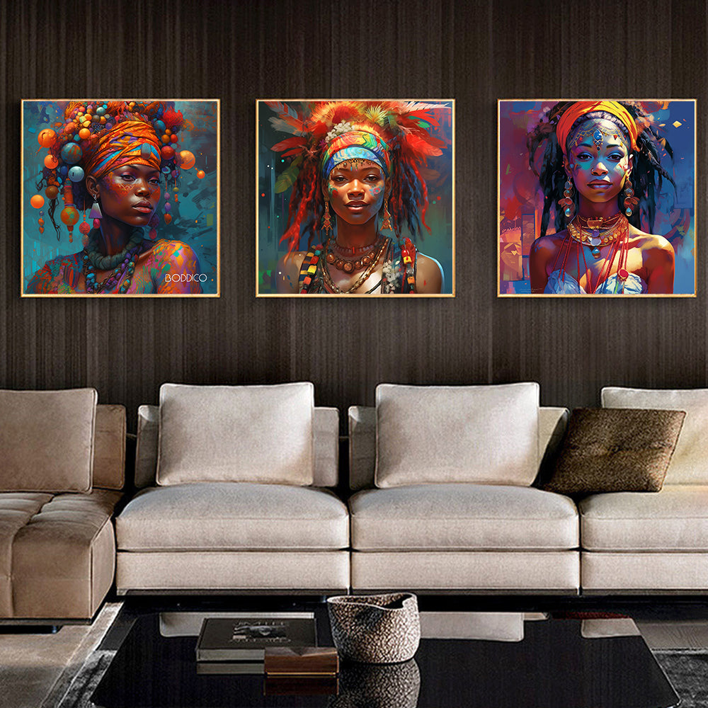 Urban Soul African Woman Canvas
