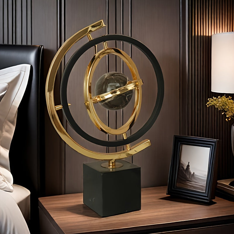 Gyroscopic Orbit Sculpture Decoration