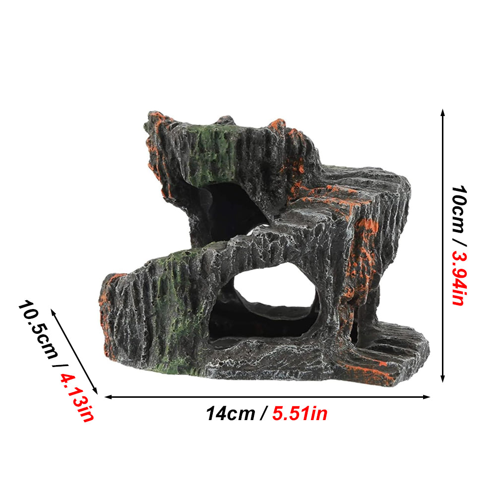 Layered Lava Rock Aquarium Ornament