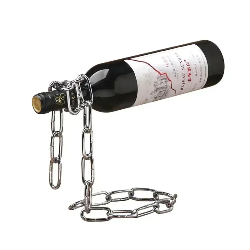 Magical Suspension Chain Wine Rack