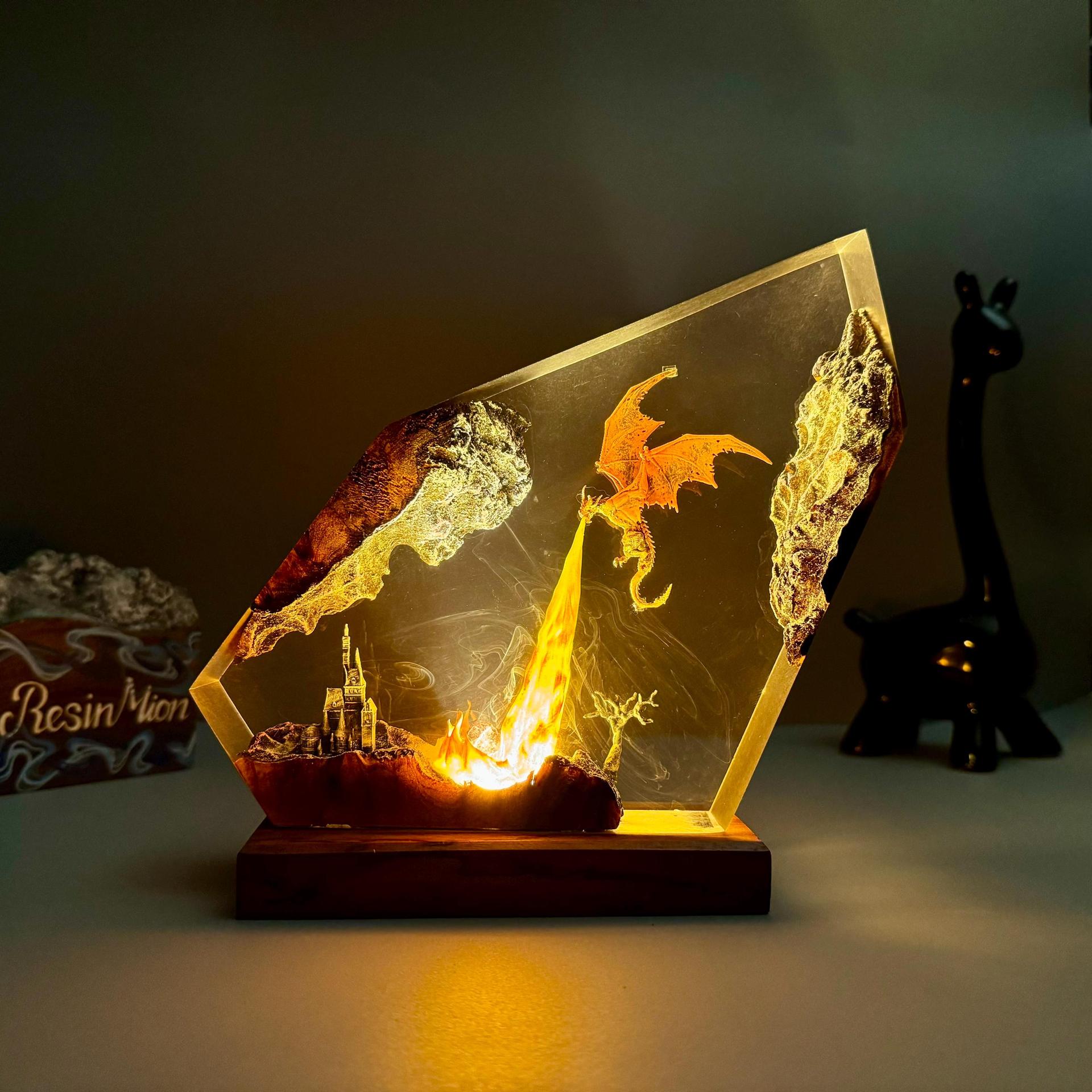 Dragon Ember Portal LED Lamp