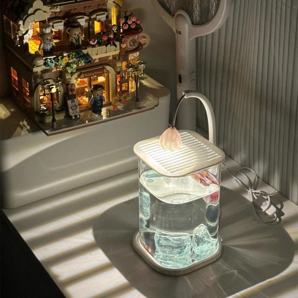 Mini Aquarium with LED Lamp