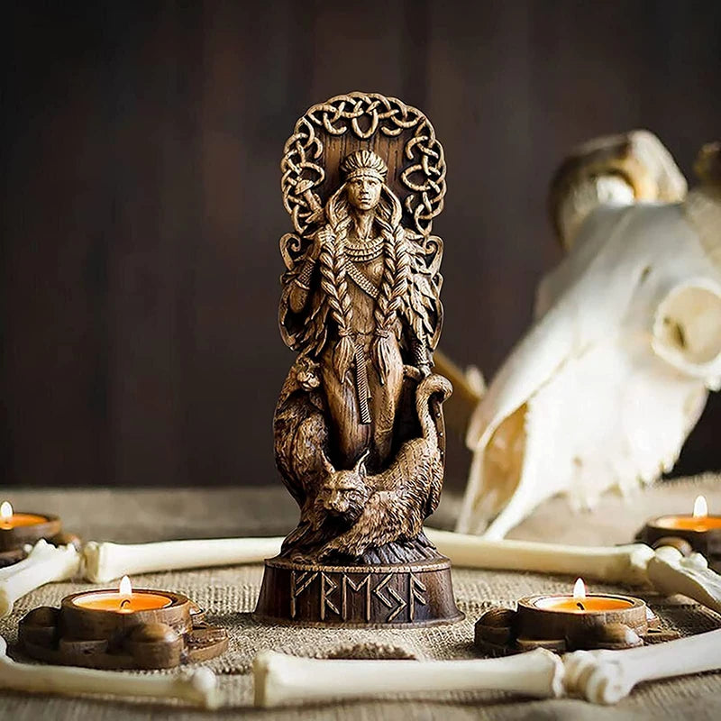 Ancient Nordic Freyja Sculpture