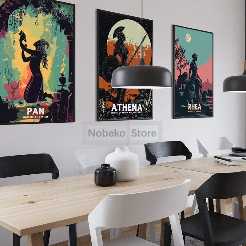 Rhea Greek Goddess Canvas