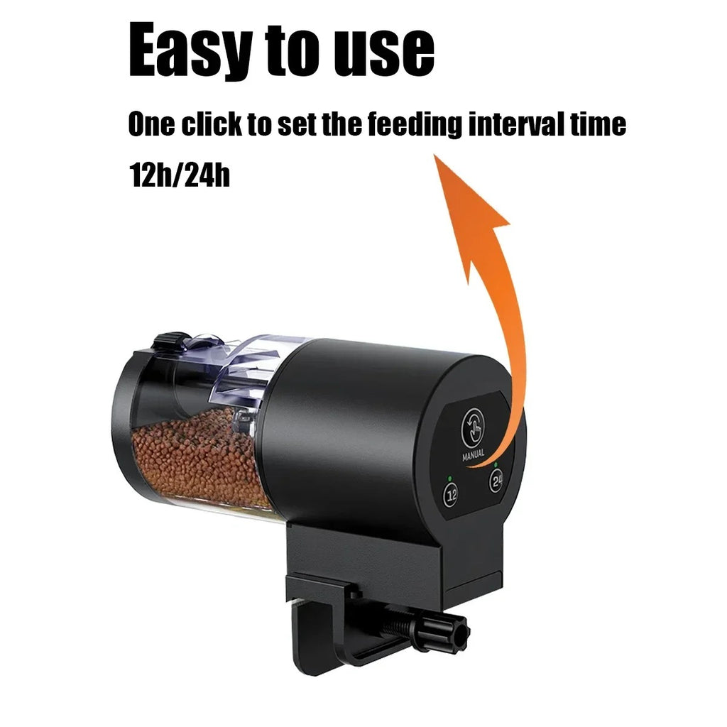 Automatic Aquarium Fish Feeder Decoration