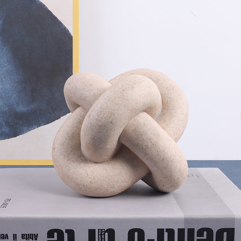 Modern Abstract Knot Sculpture