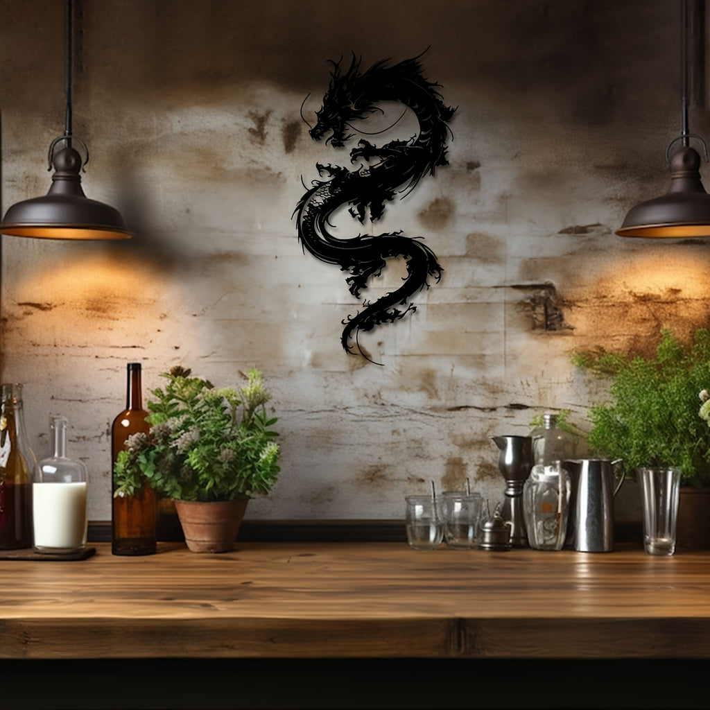 Asian Dragon Metal Wall Art