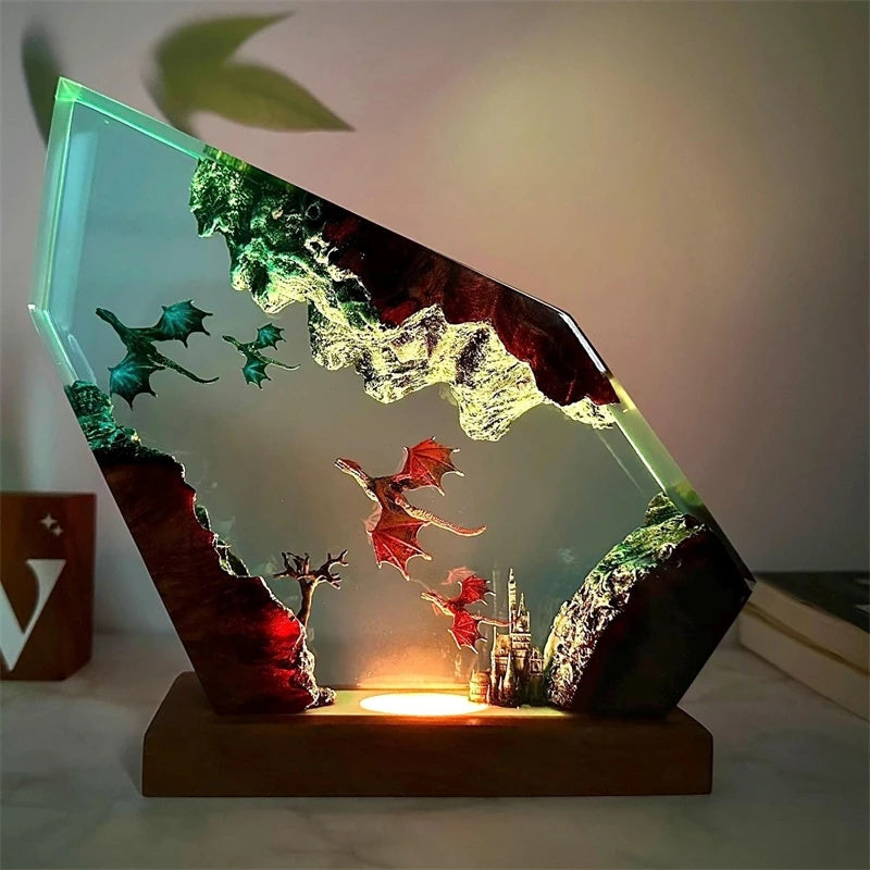 Enchanted Forest Portal LED Lamp