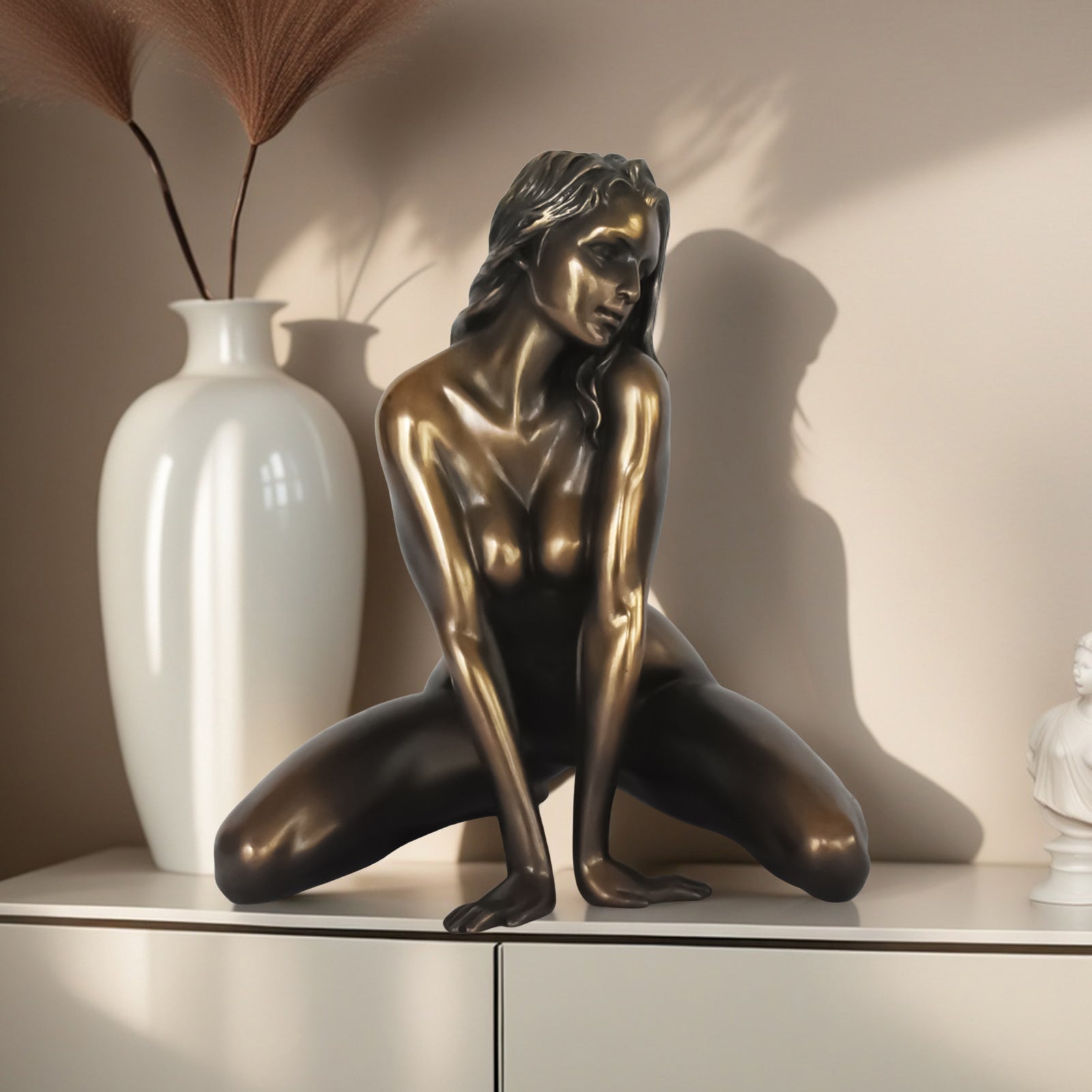 Bronze Feminine Beauty Statue
