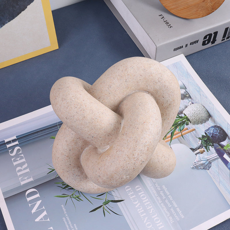 Modern Abstract Knot Sculpture