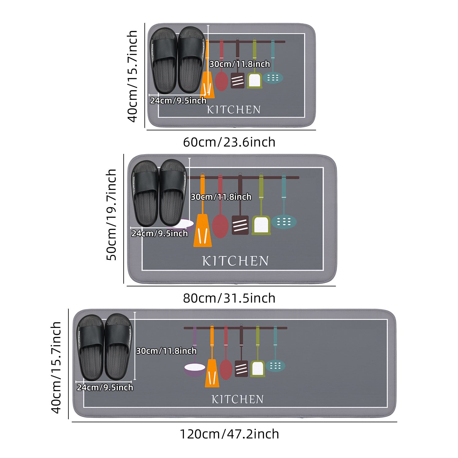 Kitchen Comfort Anti-Slip Floor Mat