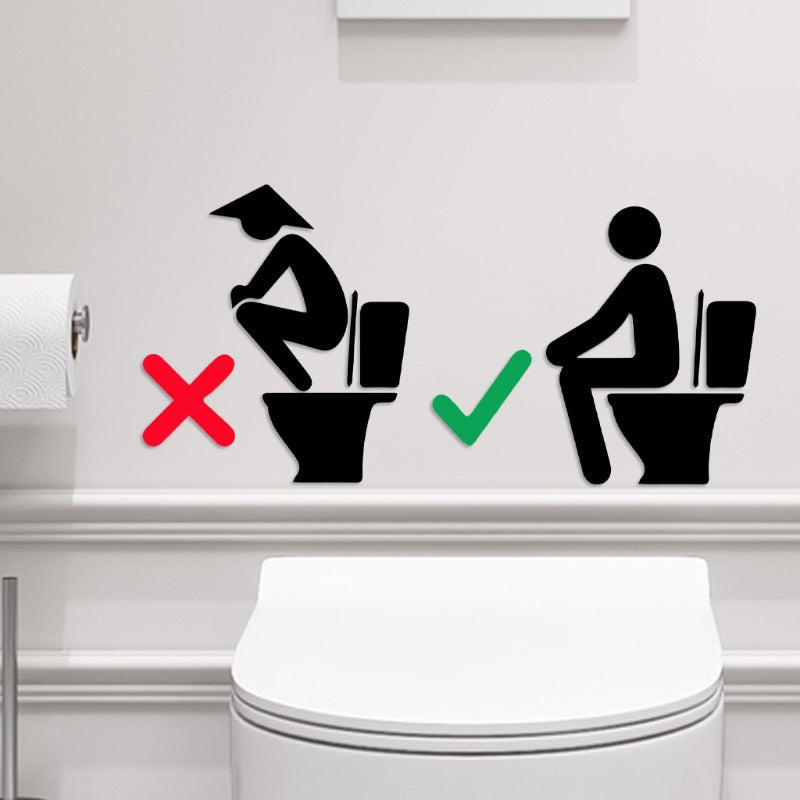 Proper Seating Position Instruction Sticker