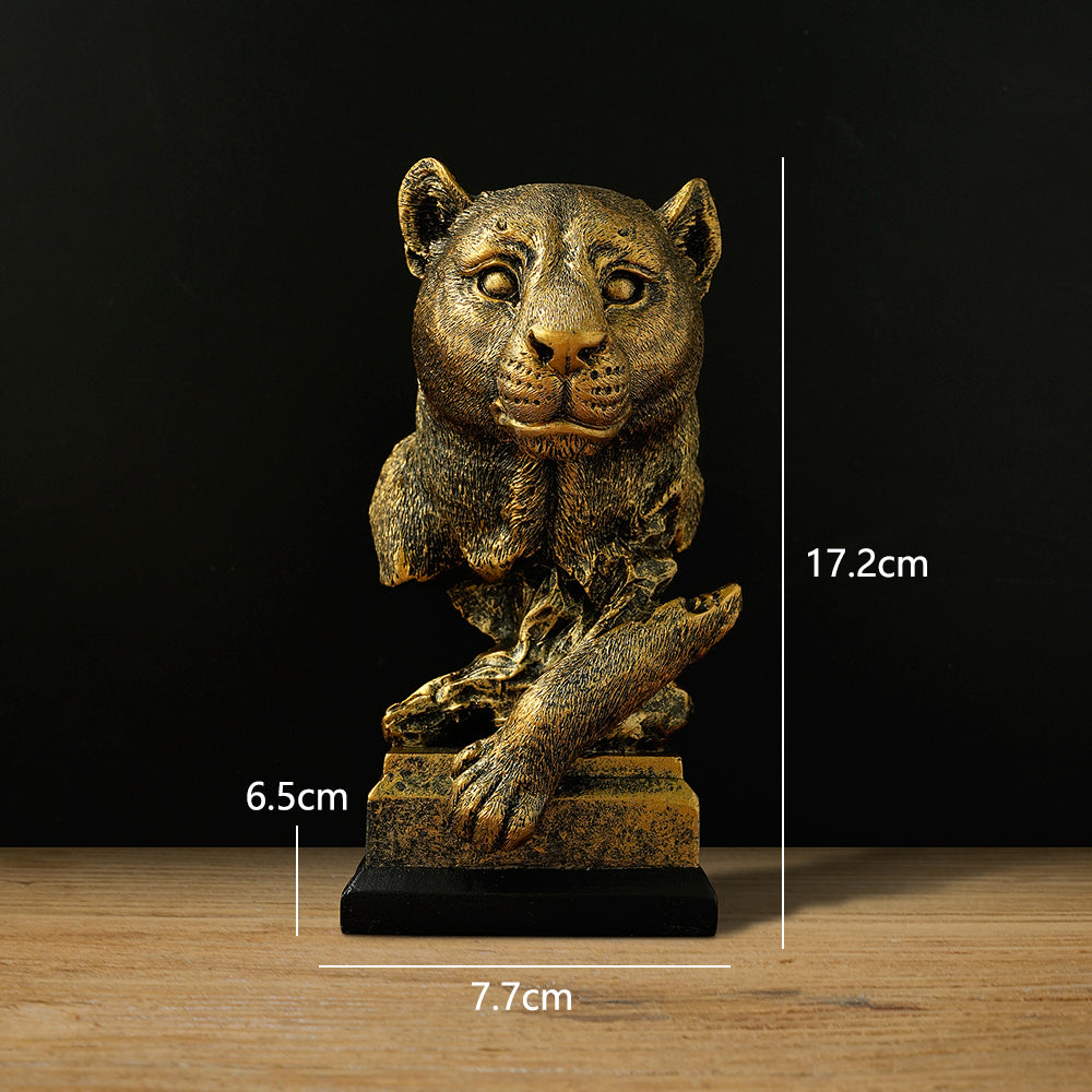Thinking Panther Statue