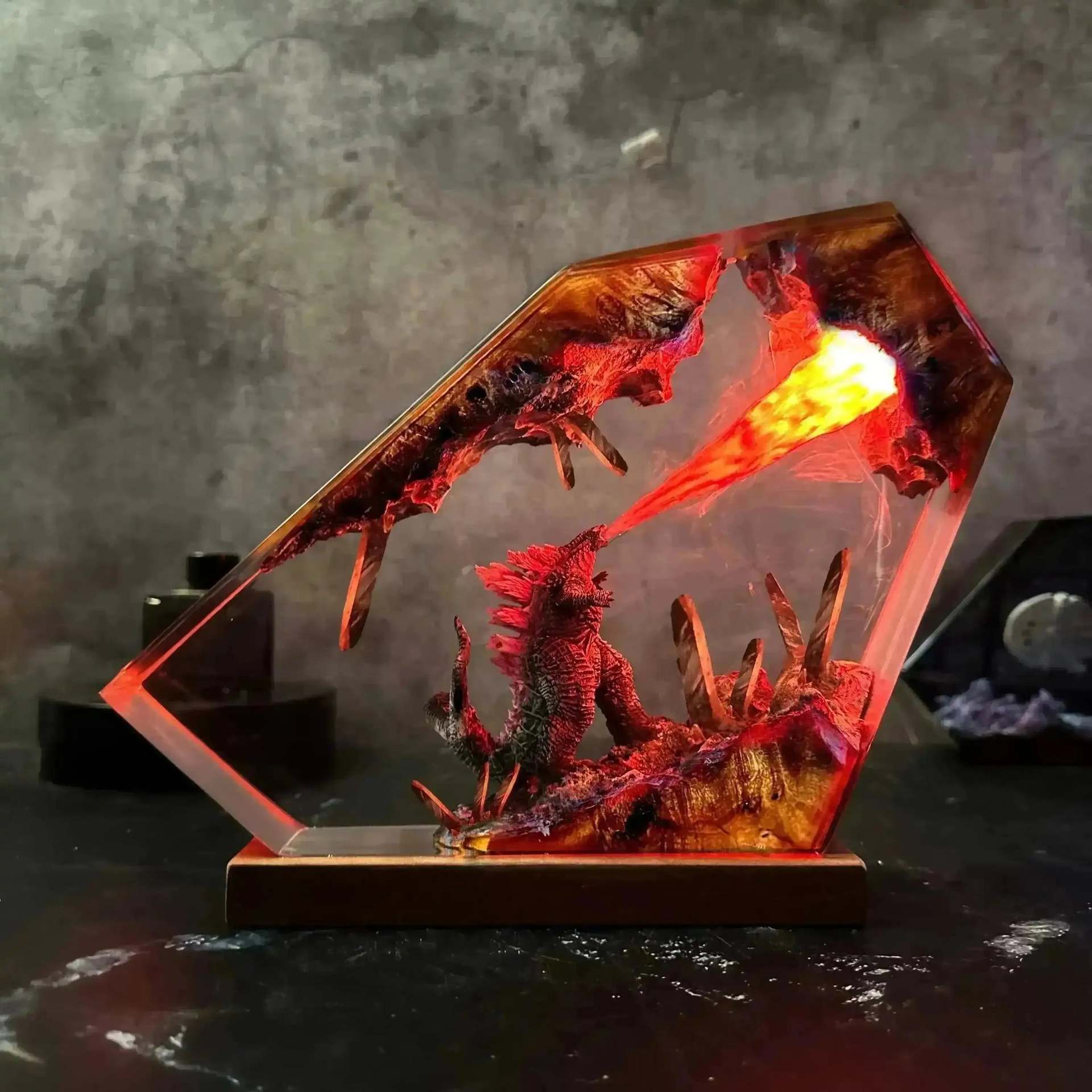 Infernal Dragon Lair LED Lamp