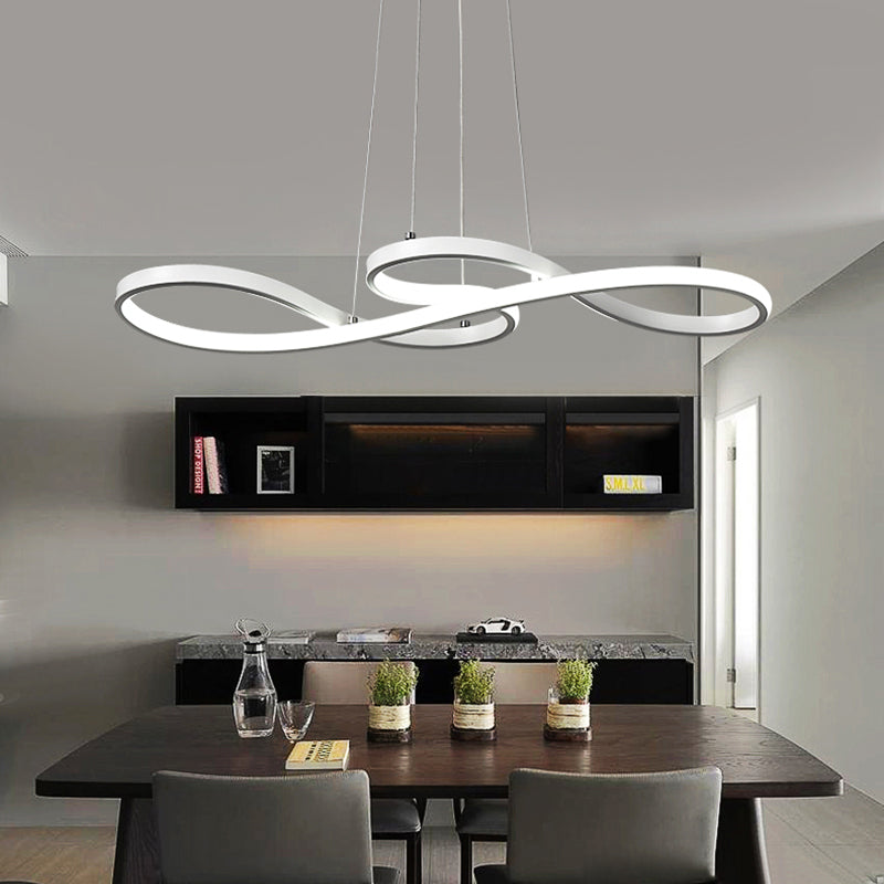 Nordic Abstract Loop LED Pendant Light