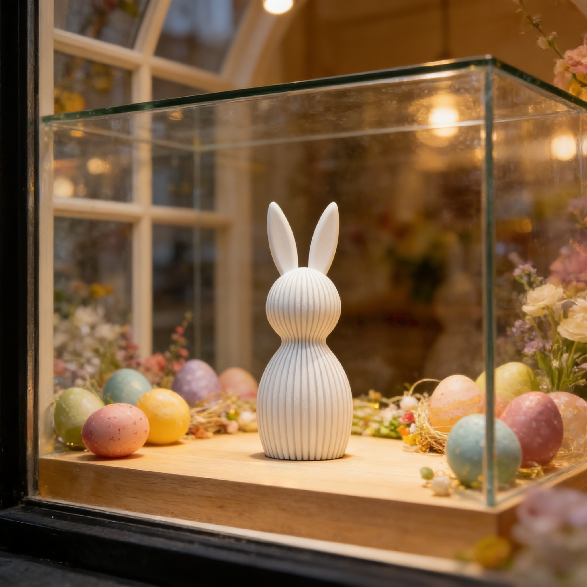 Nordic Minimalist Bunny Statue