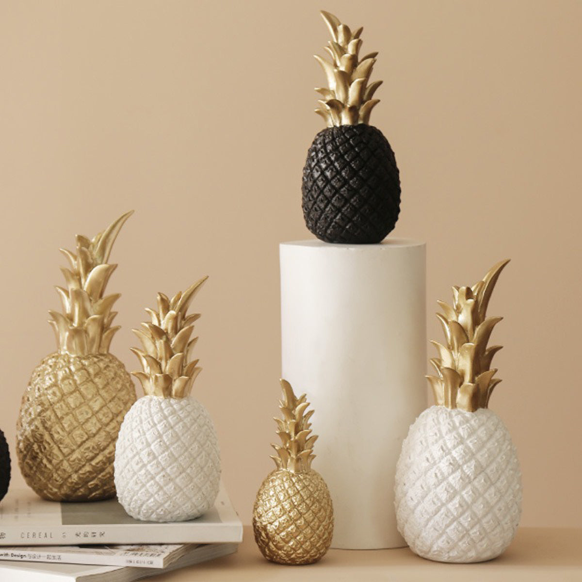 Modern Nordic Pineapple Sculpture