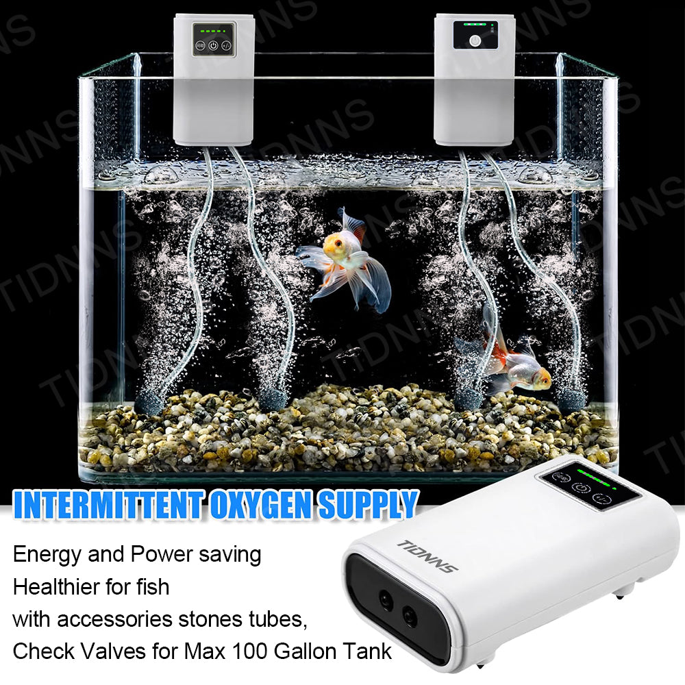 Rechargeable Aquarium Air Pump Oxygenator