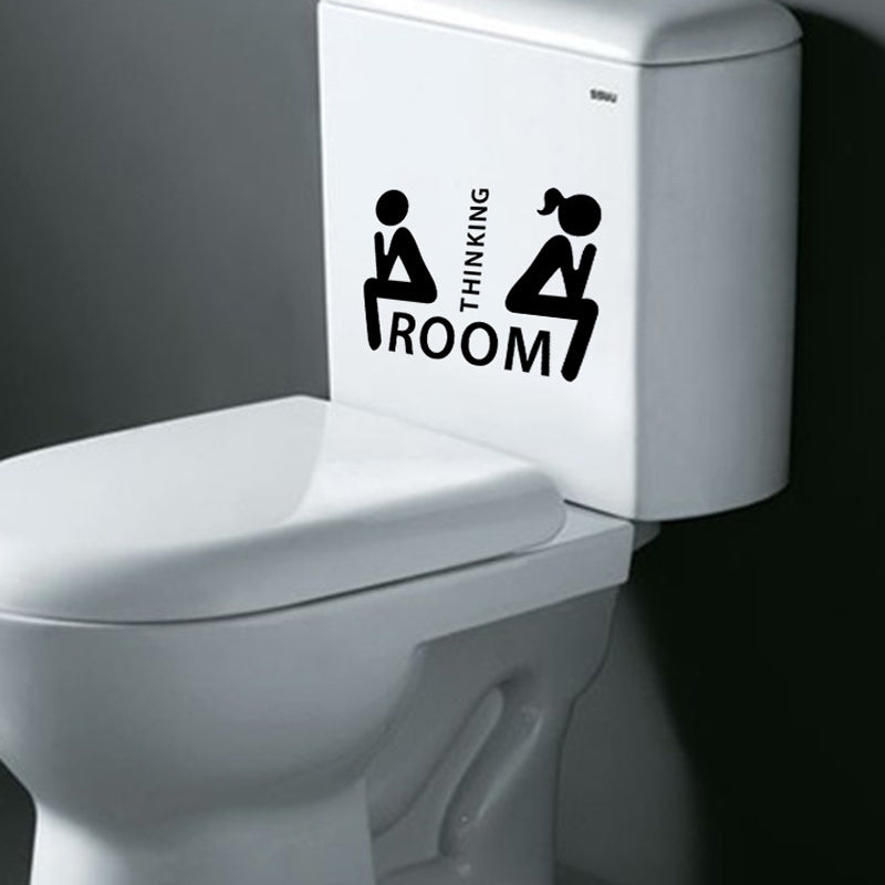 Thinking Room Toilet Lid Sticker