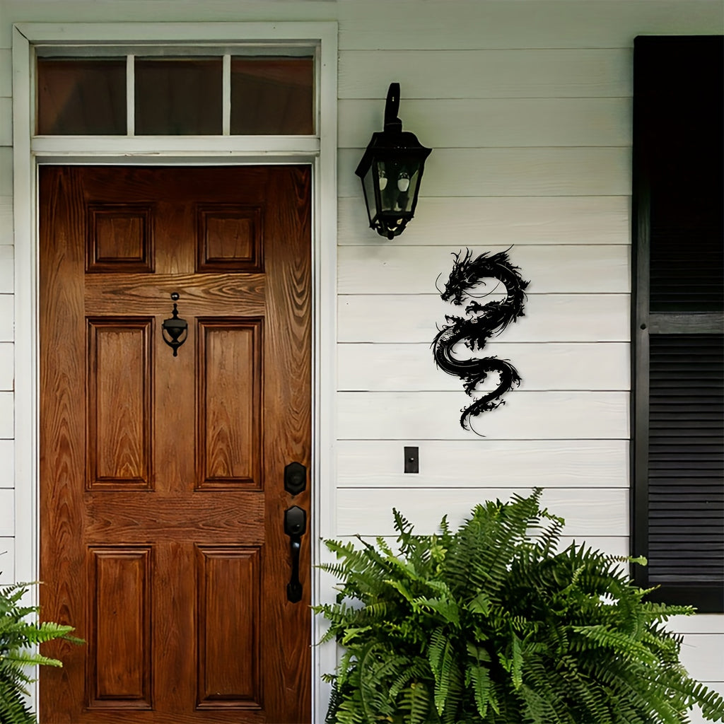 Asian Dragon Metal Wall Art