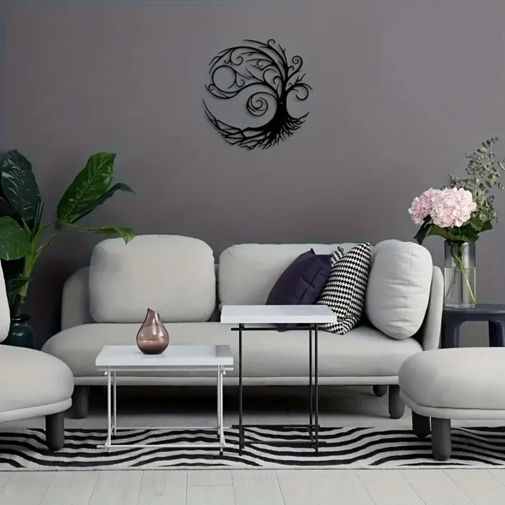 Minimalist Nordic Tree Metal Wall Art