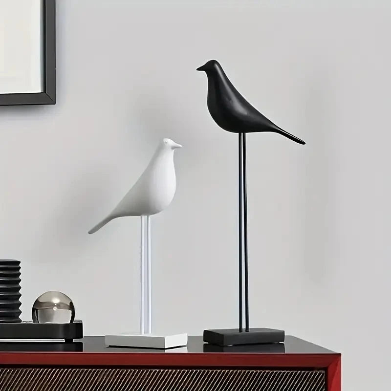 Nordic Minimalist Bird Sculpture