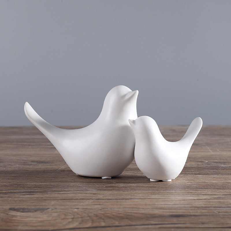 Cute Nordic Bird Family Ceramic