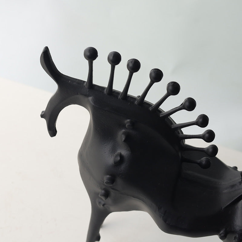 Abstract Nordic Horse Sculpture