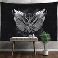 Wolves Winged Knotwork Tapestry