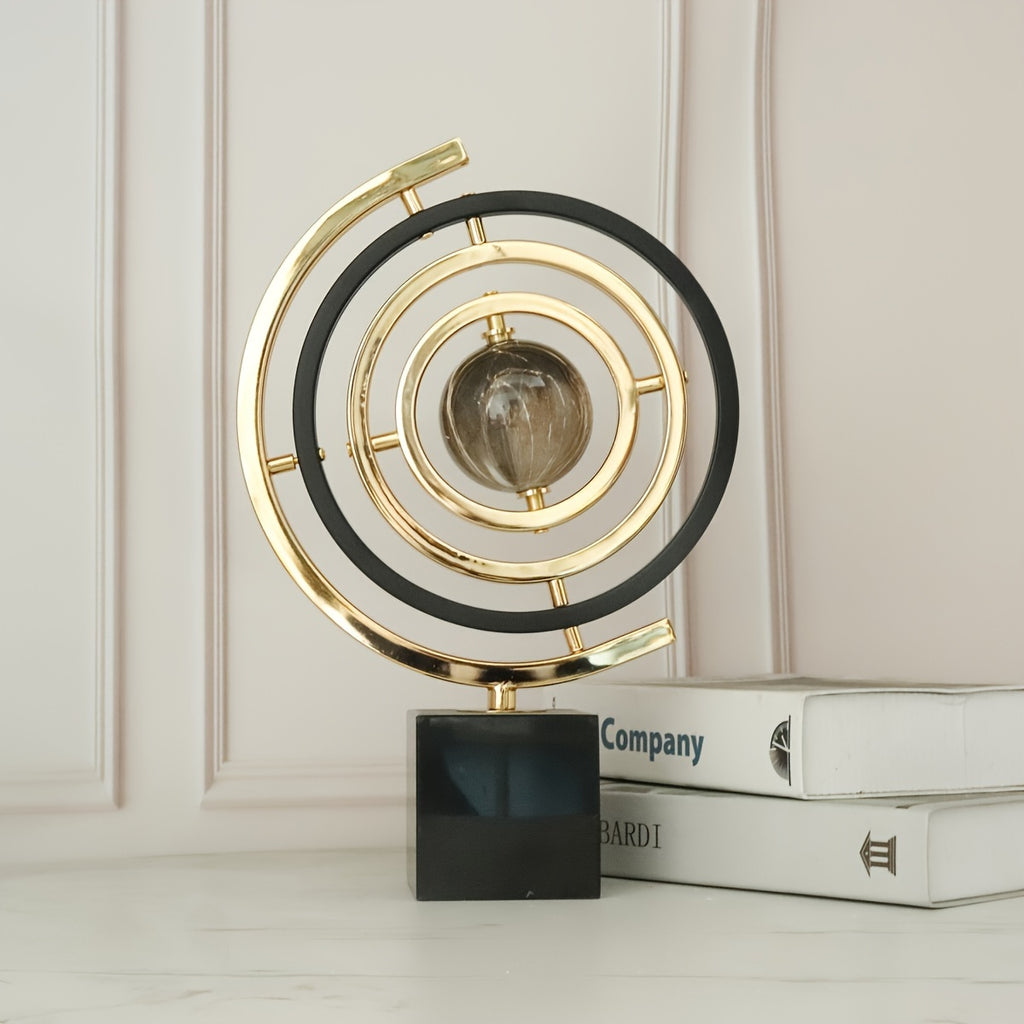 Gyroscopic Orbit Sculpture Decoration