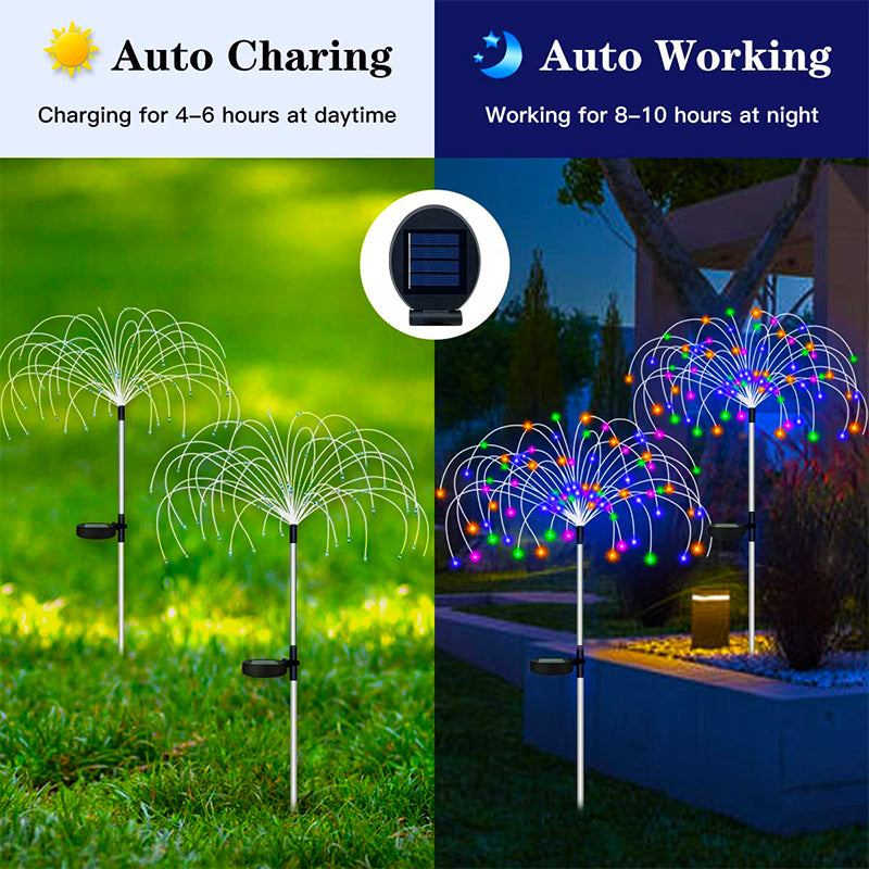Solar Firework Garden Light Decoration