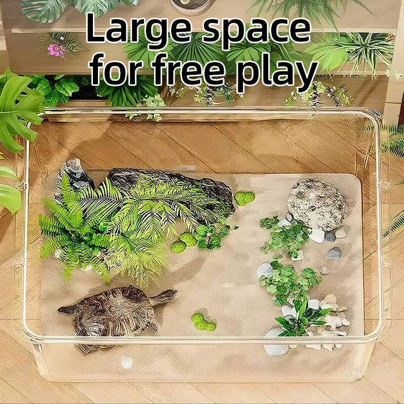 360° Clear Transparent PET Fish Tank (10L)