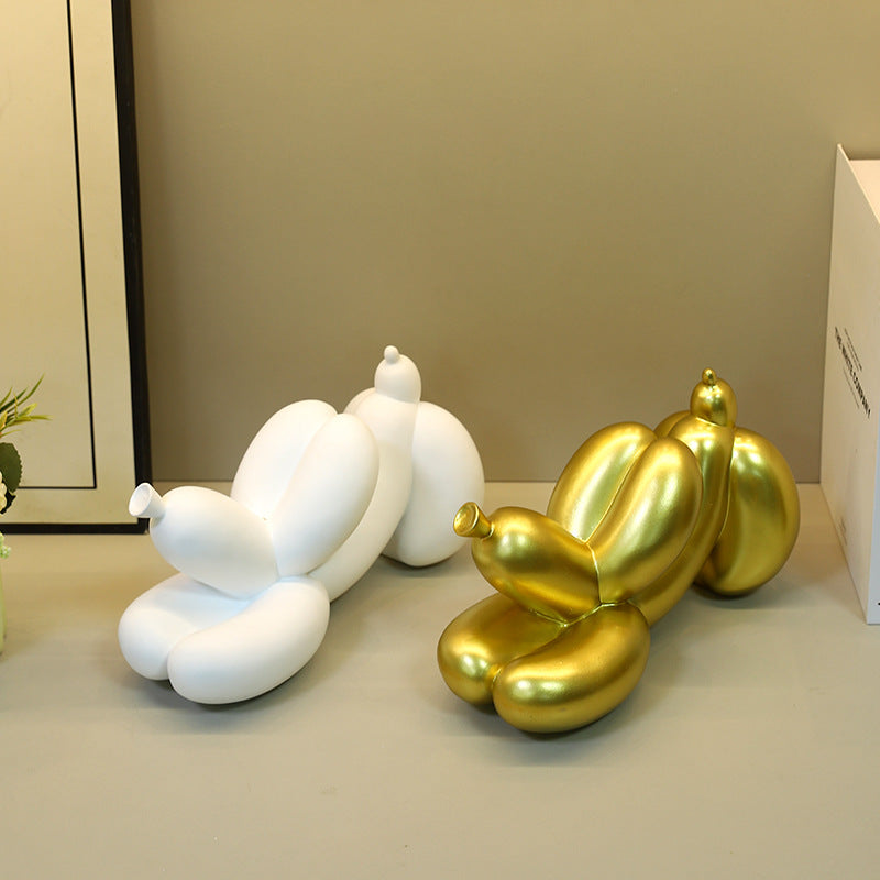 Cute Modern Abstract Balloon Dog Sculpture