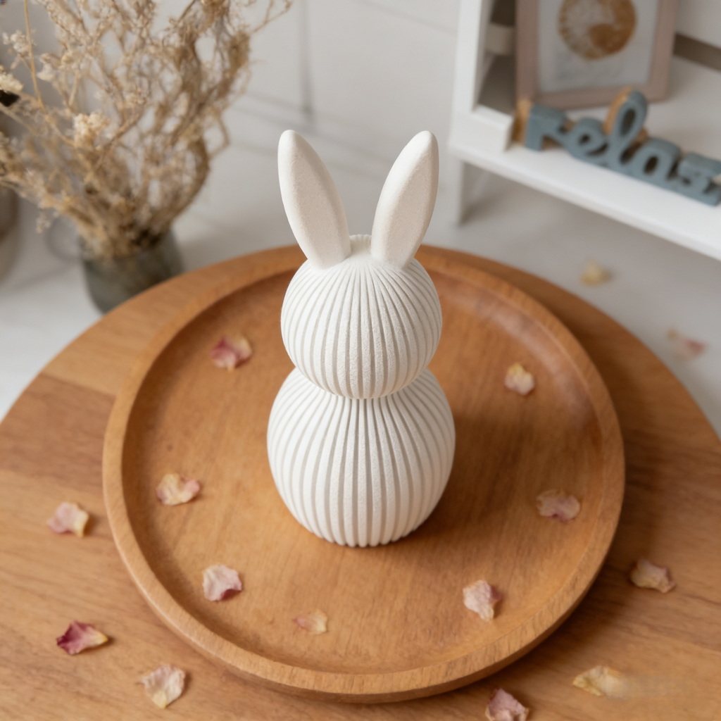 Nordic Minimalist Bunny Statue
