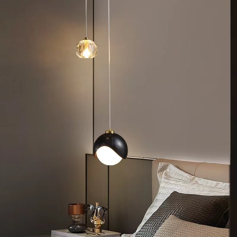 Nordic Crystal Cap LED Pendant Light