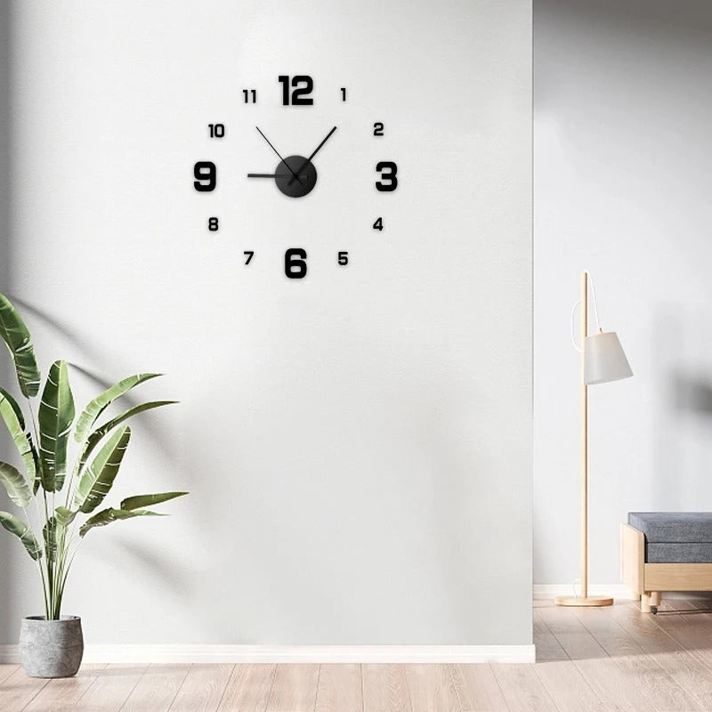 Frameless Glow-in-the-Dark DIY Wall Clock