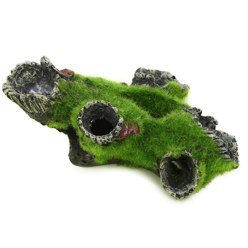 Flocked Rock Cavern Aquarium Decoration