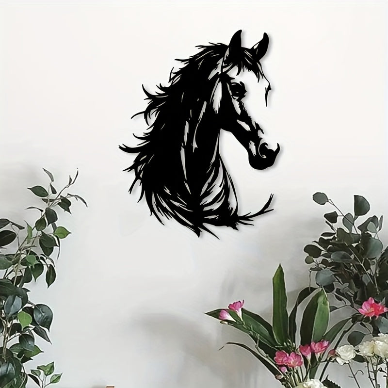 Camargue Stallion Metal Wall Art