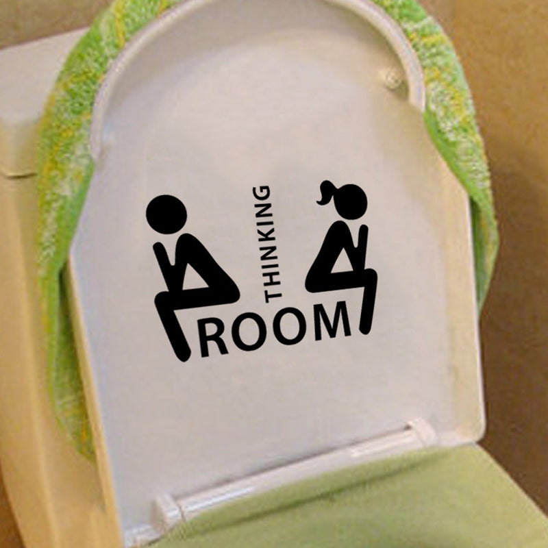 Thinking Room Toilet Lid Sticker