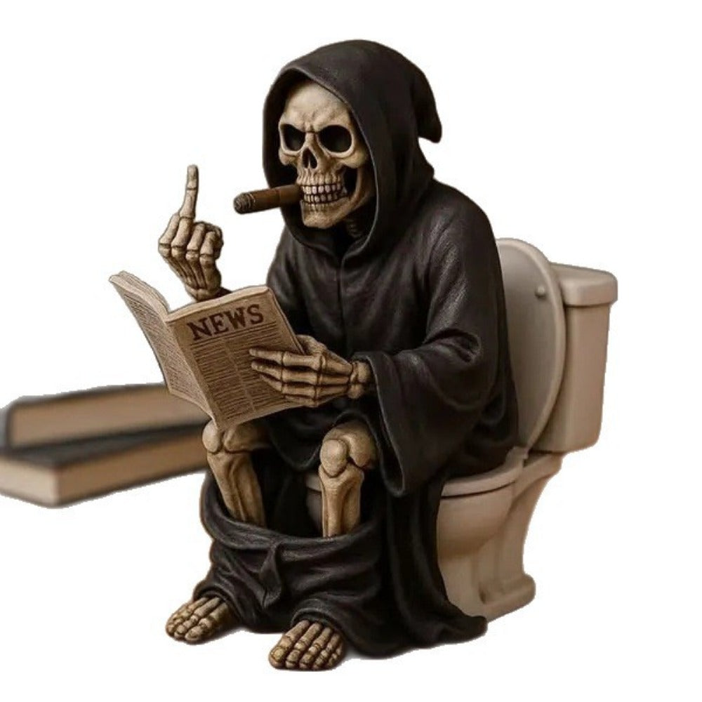 Reaper's Bio Break Statue