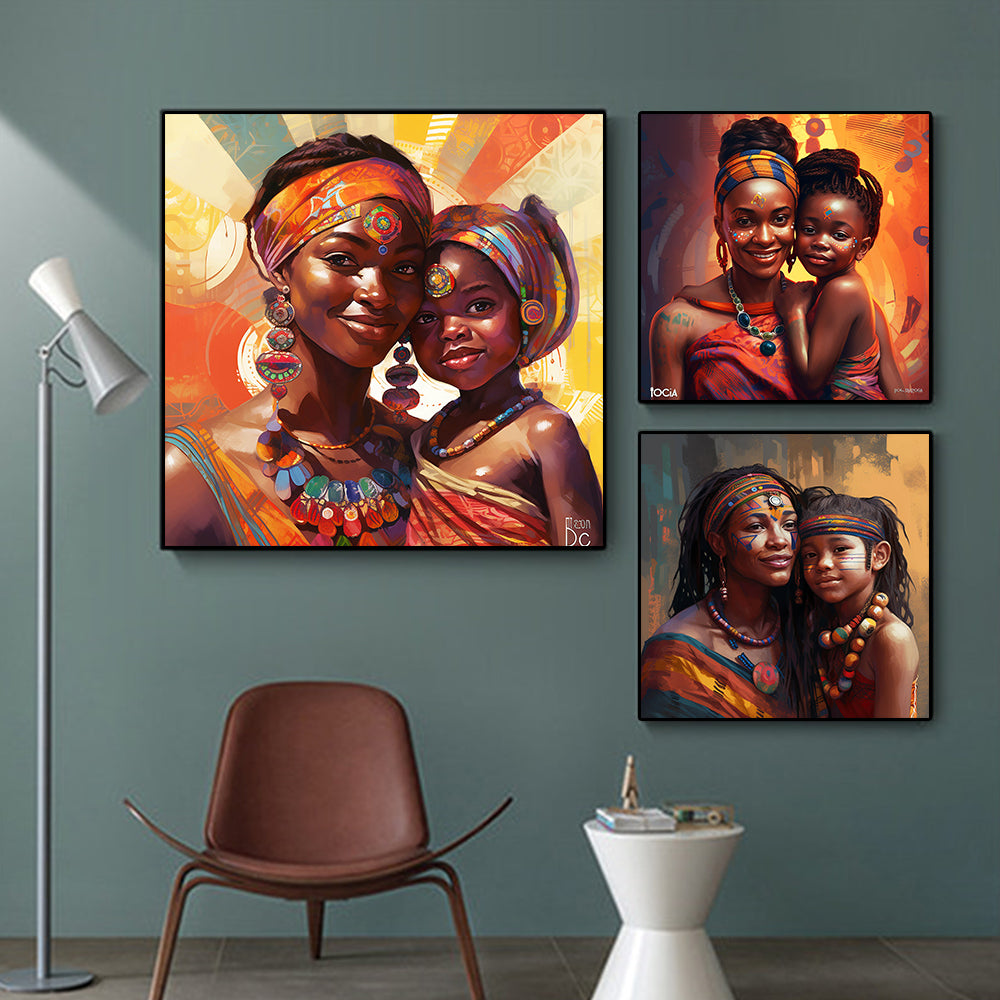 Urban Soul African Woman Canvas