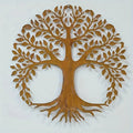 Golden Tree of Life Metal Wall Art