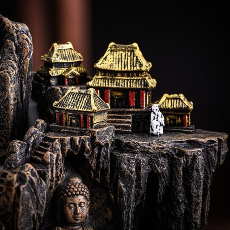 Mountain Temple Incense Burner