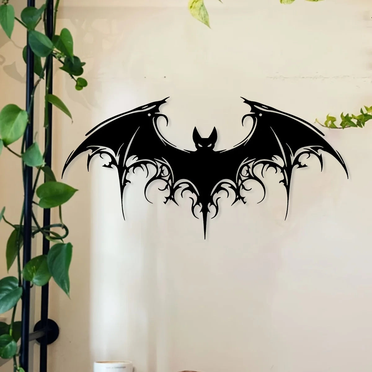 Gothic Bat Victorian Metal Wall Art