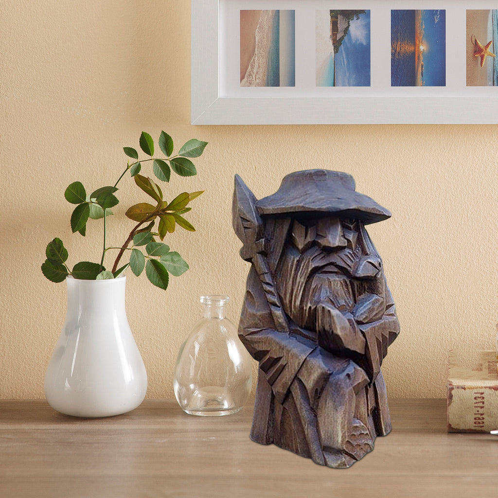 Ancient Nordic Viking Hunter Sculpture