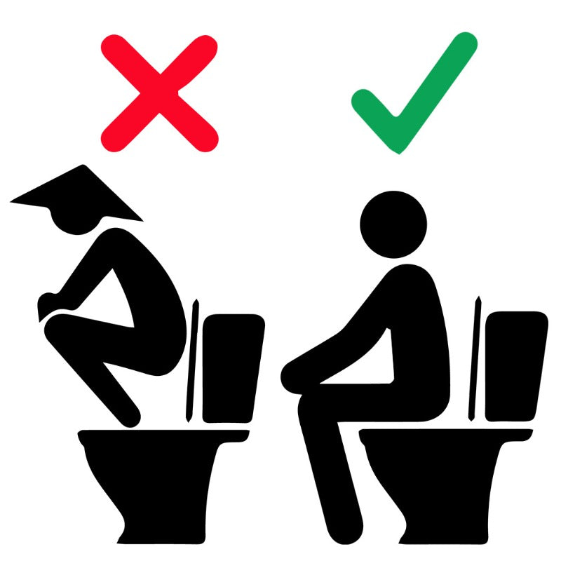 Proper Seating Position Instruction Sticker