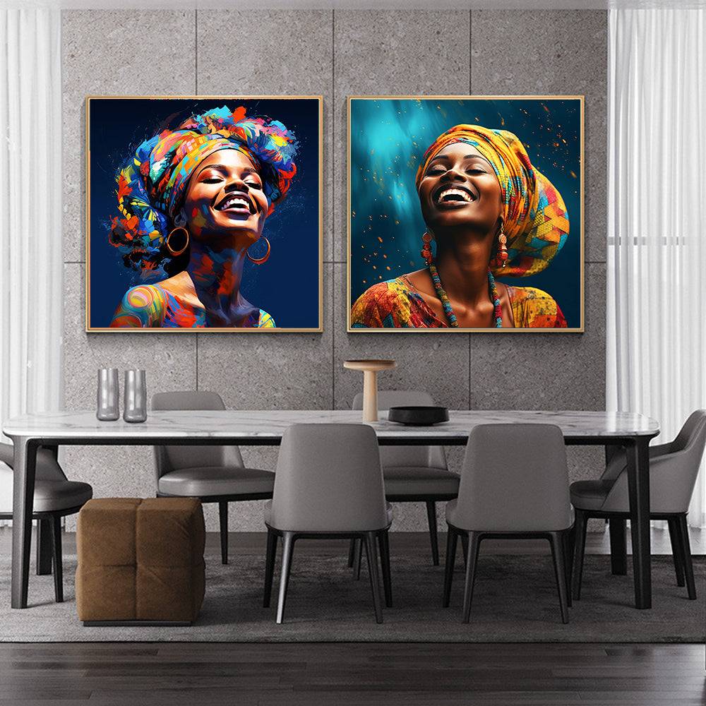Urban Soul African Woman Canvas